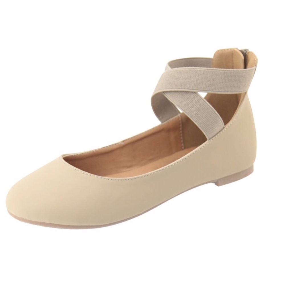 🎀Classic Crisscross Zip Back Ballet Flats🎀
